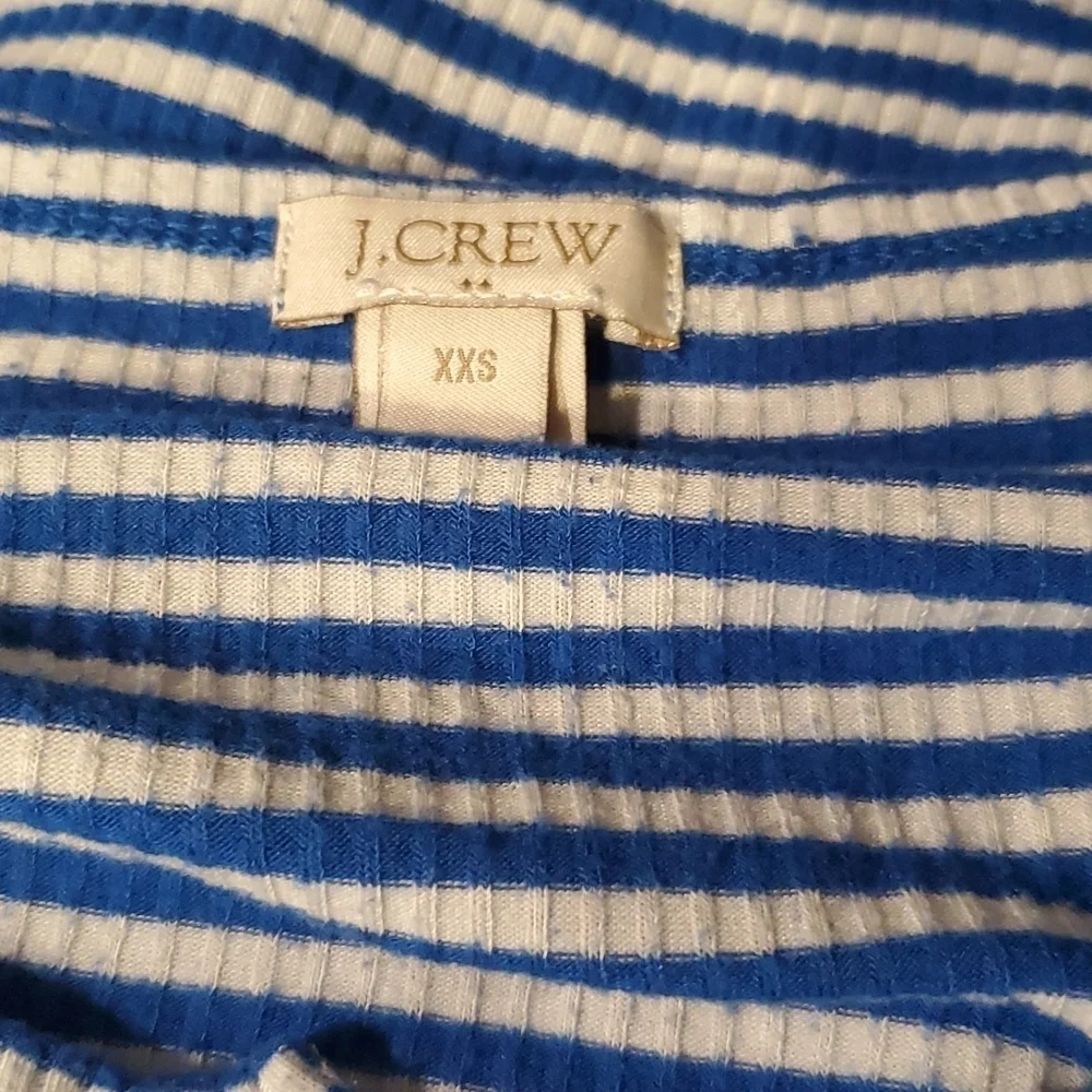 J.Crew Stripe Top SZ XXS - Picture 5 of 7